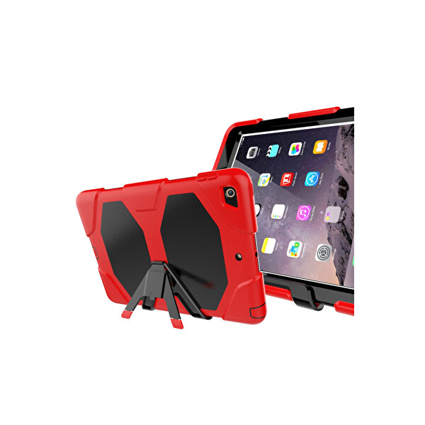 Newface Apple iPad 5 Air 9.7 Kılıf Griffin Tablet Kapak - Kırmızı