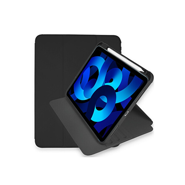 Newface Apple iPad Pro 11 (2021) Kılıf Starling 360 Kalemlikli Tablet Kılıf - Siyah