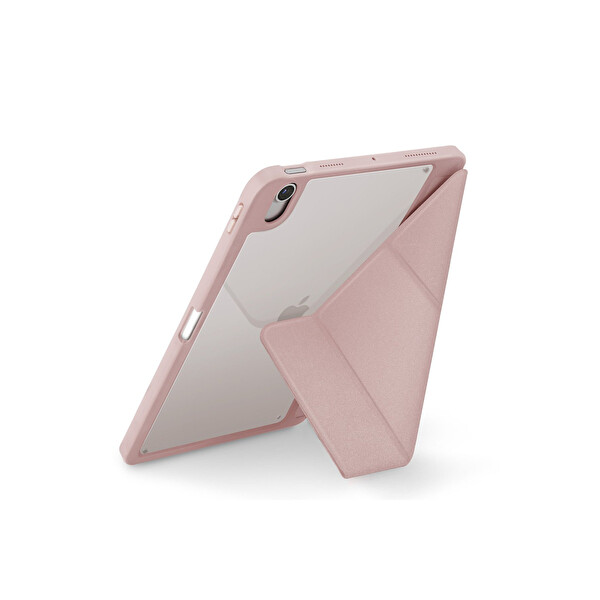 Uniq Apple iPad Air 13 (2024) Moven Standlı Tablet Kapak - Pembe