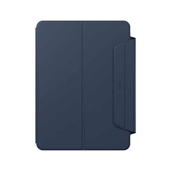 Uniq Apple iPad 2025 10.9 (10.Nesil) Rovus Snapmount 360 Derece Dönebilen Manyetik Tablet Kılıf - Lacivert