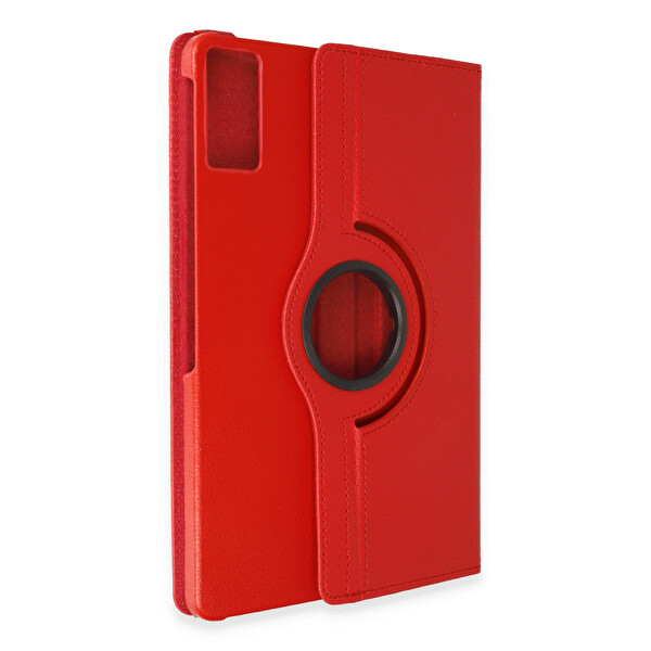 Newface Xiaomi Redmi Pad Kılıf 360 Tablet Deri Kılıf - Kırmızı