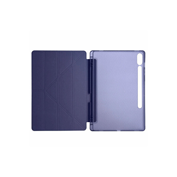 Newface Samsung Galaxy X610 Tab S9 FE Plus 12.4 Kılıf Kalemlikli Mars Tablet Kılıfı - Lacivert