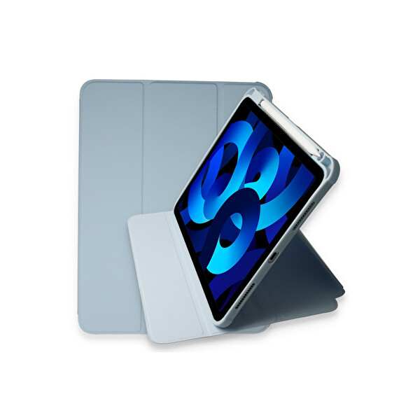 Newface Apple iPad Pro 11 (2021) Kılıf Starling 360 Kalemlikli Tablet Kılıf - Mavi