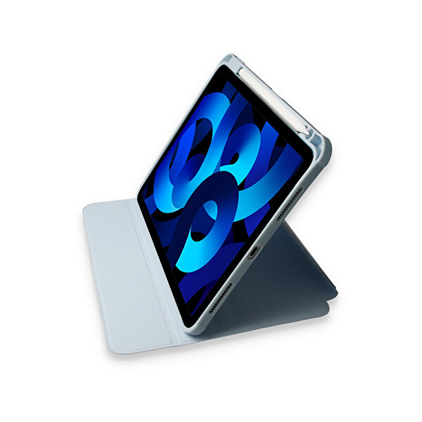 Newface Apple iPad Pro 11 (2021) Kılıf Starling 360 Kalemlikli Tablet Kılıf - Mavi