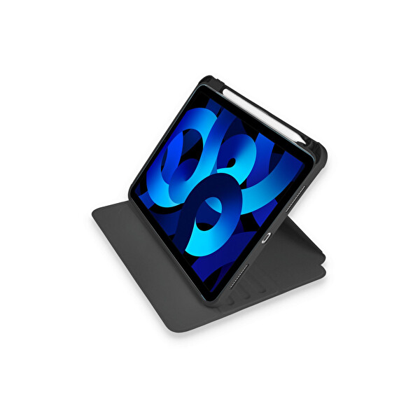 Newface Apple iPad 10.2 (7.Nesil) Kılıf Starling 360 Kalemlikli Tablet Kılıf - Siyah