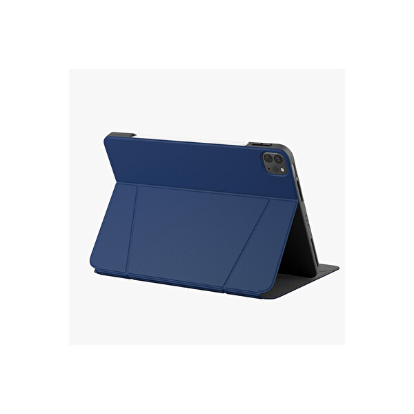 Uniq Apple iPad Pro 11 (2022) Ryze Standlı Katlanabilir Tablet Kapak - Lacivert