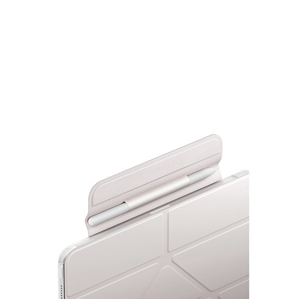 Uniq Apple iPad Air 13 (2024) Camden Lite Kalemlikli Tablet Kapak - Bej