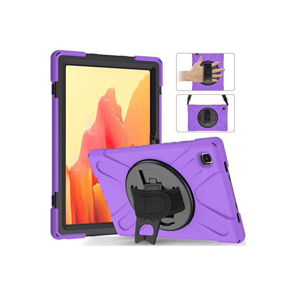 Newface Samsung Galaxy T500 Tab A7 10.4 Kılıf Amazing Tablet Kapak - Mor
