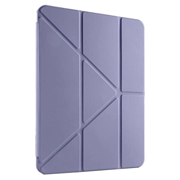 Newface Samsung Galaxy X910 Tab S9 Ultra 14.6 Kılıf Kalemlikli Mars Tablet Kılıfı - Lavender