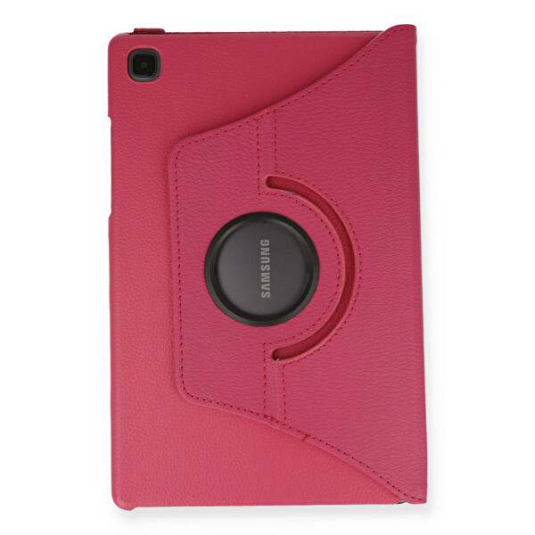 Newface Samsung Galaxy T500 Tab A7 10.4 Kılıf 360 Tablet Deri Kılıf - Pembe