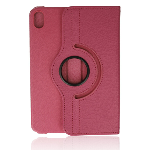 Newface Apple iPad Mini 6 Kılıf 360 Tablet Deri Kılıf - Pembe