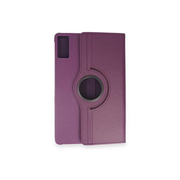 Newface Xiaomi Redmi Pad SE 4G Kılıf 360 Tablet Deri Kılıf - Mürdüm