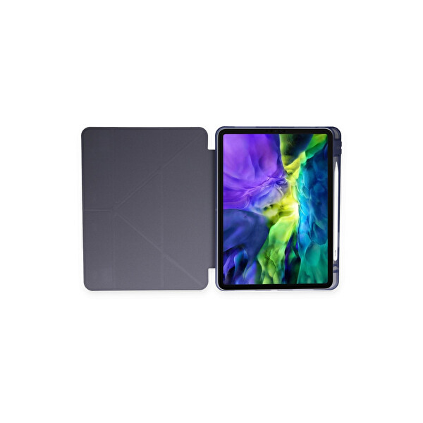 Newface Samsung Galaxy P610 Tab S6 Lite 10.4 Kılıf Kalemlikli Mars Tablet Kılıfı - Lavender