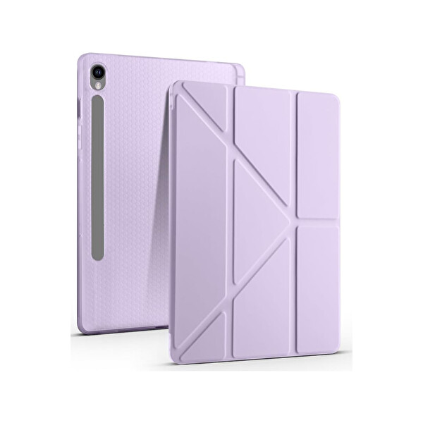Newface Samsung Galaxy Tab S10 FE Plus 13.1 Kalemlikli Mars Tablet Kılıfı - Lila