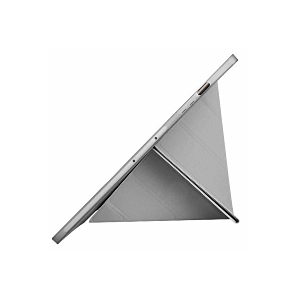 Newface Samsung Galaxy X510 Tab S9 FE 11 Kılıf Kalemlikli Mars Tablet Kılıfı - Koyu Gri