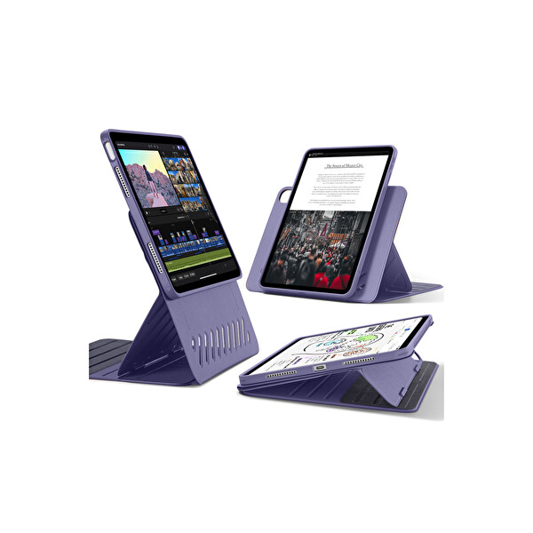 ESR Apple iPad Air 11 (2024) Shift Manyetik Tablet Kılıfı - Mor