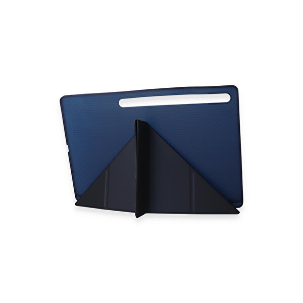 Newface Samsung Galaxy Tab A9 Plus Kılıf Kalemlikli Mars Tablet Kılıfı - Lacivert