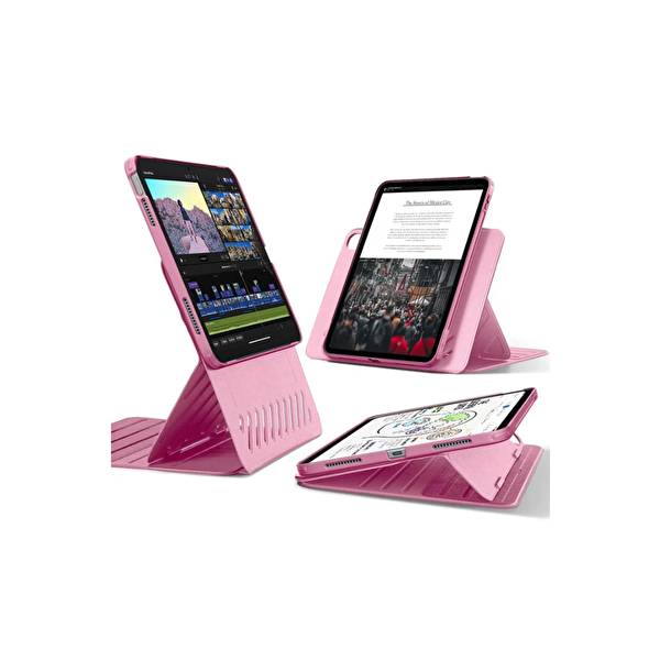 ESR Apple iPad 2025 10.9 (10.Nesil) Shift Manyetik Tablet Kılıfı - Pembe