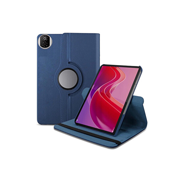 Newface Huawei Honor Pad X7 360 Tablet Deri Kılıf - Lacivert