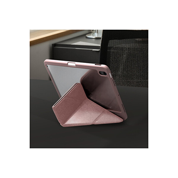 Uniq Apple iPad Air 11 (2024) Moven Standlı Tablet Kapak - Gri