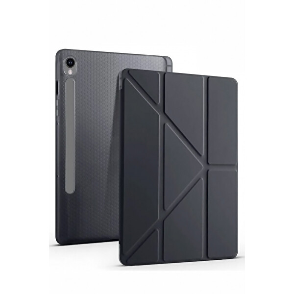 Newface Samsung Galaxy Tab S10 FE Plus 13.1 Kalemlikli Mars Tablet Kılıfı - Siyah