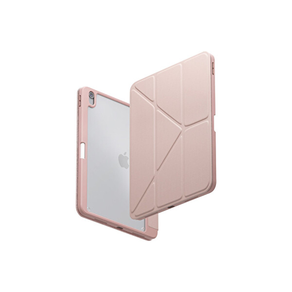 Uniq Apple iPad Air 11 (2024) Moven Standlı Tablet Kapak - Pembe
