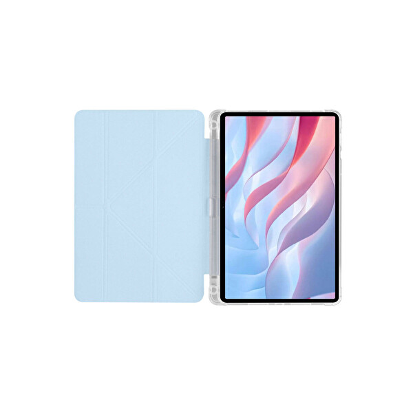 Newface Huawei Honor Pad X9A Kalemlikli Mars Tablet Kılıfı - Mürdüm