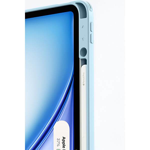ESR Apple iPad Air 13 (2024) Flip Hybrid Kalemlikli Tablet Kılıfı - Açık Mavi