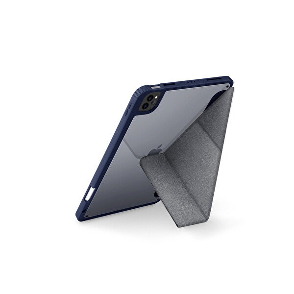 Uniq Apple iPad Pro 11 (2022) Moven Standlı Tablet Kapak - Lacivert