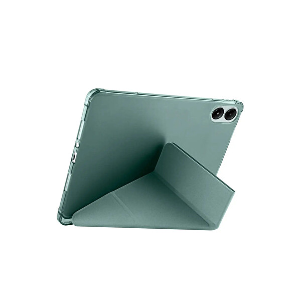 Newface Xiaomi Redmi Pad SE 4G Kılıf Kalemlikli Mars Tablet Kılıfı - Koyu Yeşil