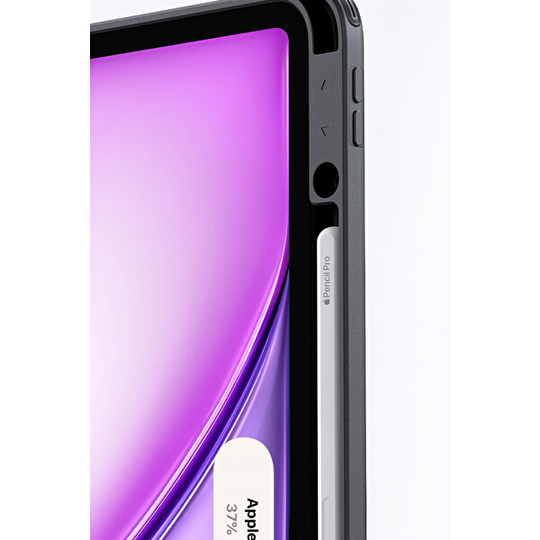 ESR Apple iPad Air 13 (2024) Flip Hybrid Kalemlikli Tablet Kılıfı - Siyah