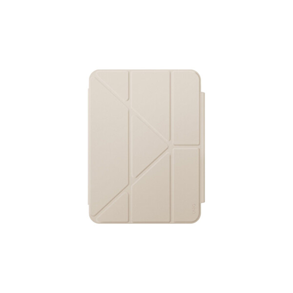 Uniq Apple iPad Air 11 (2024) Camden Katlanabilir Tablet Kapak - Bej