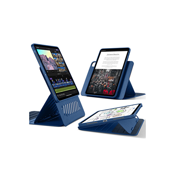 ESR Apple iPad Pro 13 (2024) Shift Manyetik Tablet Kılıfı - Mavi