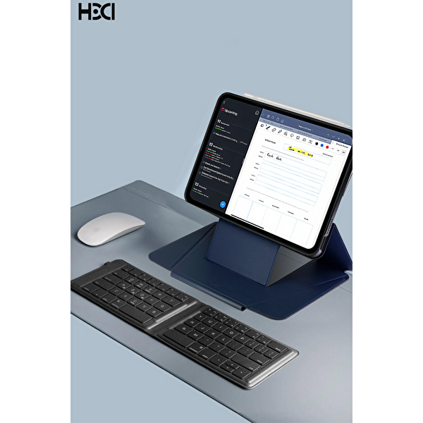HDD Apple iPad 2022 10.9 (10.Nesil) HTL-27 Onyx Tablet Kılıfı - Mavi
