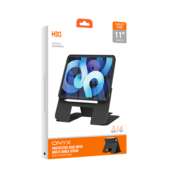 HDD Apple iPad 2022 10.9 (10.Nesil) HTL-27 Onyx Tablet Kılıfı - Gri