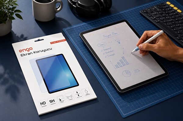 Engo Samsung Galaxy Tab S12 Plus İle Uyumlu Paperfeel Ekran Koruyucu 12.6