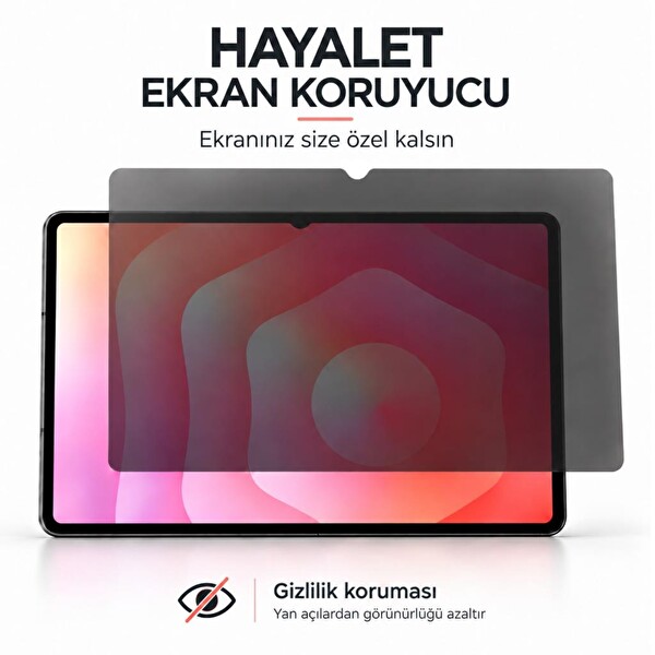 Engo Samsung Galaxy Tab S12 Ultra Uyumlu Hayalet Ekran Koruyucu 14.6