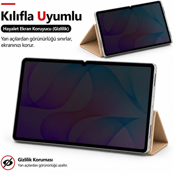 Engo Samsung Galaxy Tab S12 Ultra Uyumlu Hayalet Ekran Koruyucu 14.6