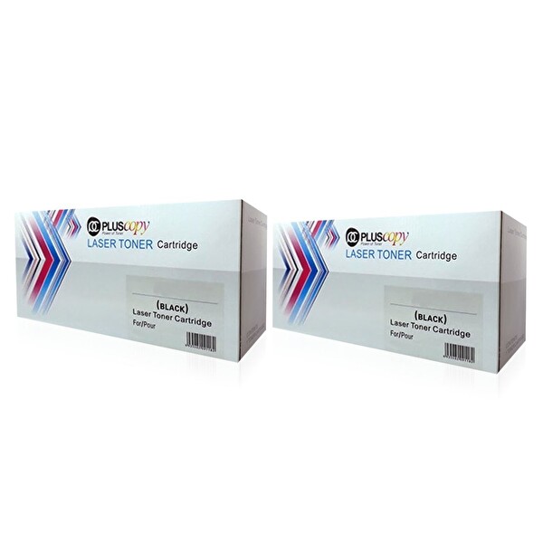 Pluscopy Brother TN-2456 Muadil DCP-L2510/L2530/L2550 2'li Siyah Toner