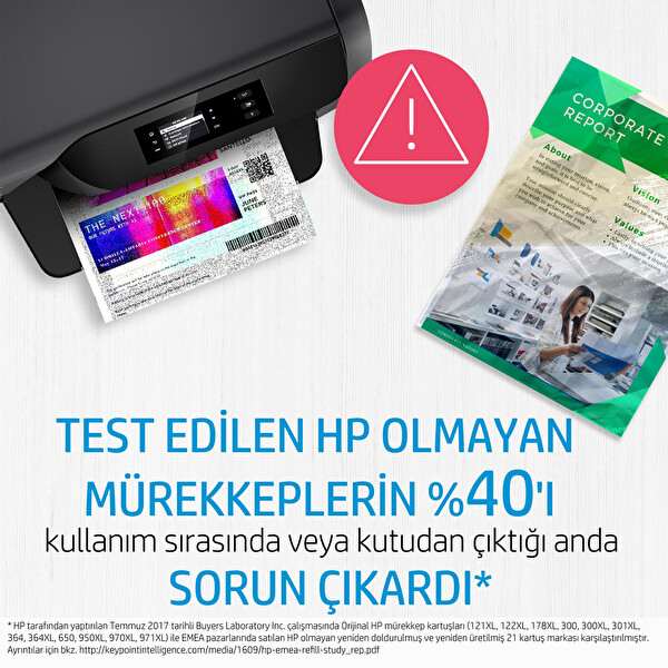 HP 728 F9J66A 130 ML Orijinal Kırmızı Mürekkep Kartuşu