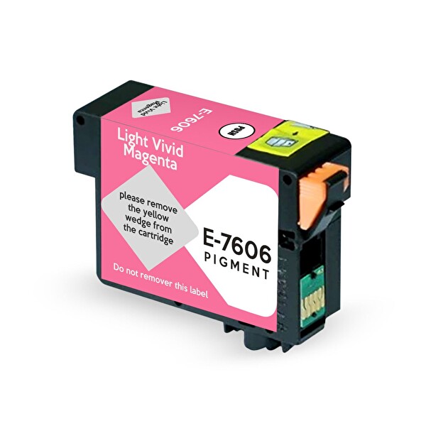BK Epson T7606-C13T76064010 Muadil Açık Kırmızı Kartuş