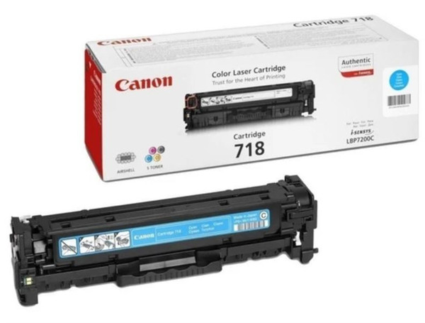 Canon CRG-718C Orijinal Mavi Toner Kartuşu