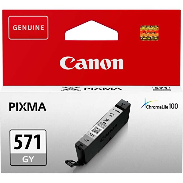 Canon CLI-571GY 0389C001AA Gri Orijinal Mürekkep Kartuş