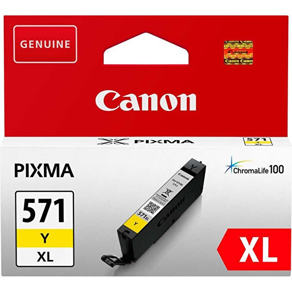 Canon CLI-571Y XL 0334C001AA Sarı Orijinal Mürekkep Kartuş