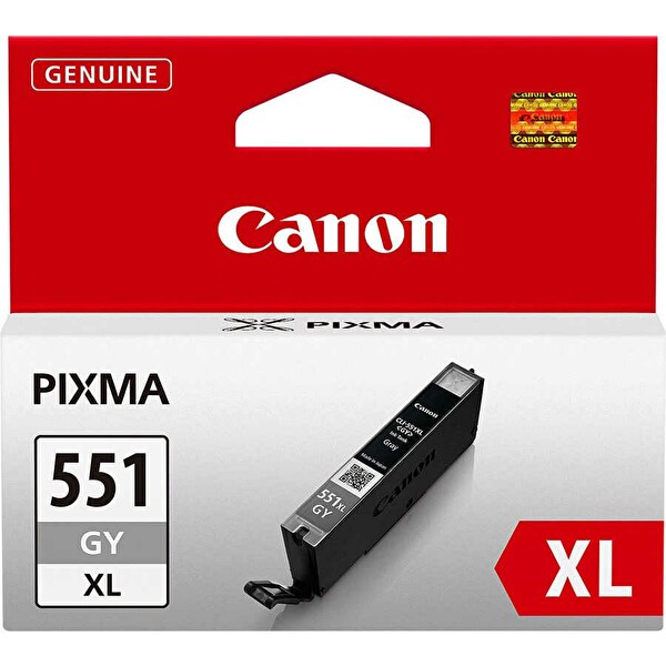 Canon CLI-551GY XL 6447B001 Açık Gri Orijinal Mürekkep Kartuş