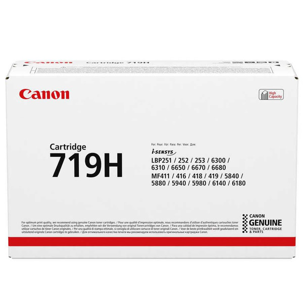 Canon CRG-719H/3480B002 Yüksek Kapasiteli Siyah Orijinal Toner