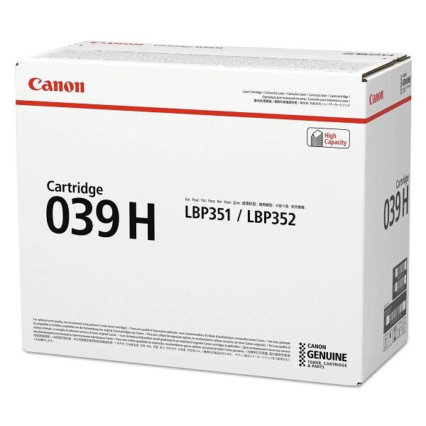 Canon CRG-039H BK 0288C001AA Siyah Orijinal Toner Kartuşu