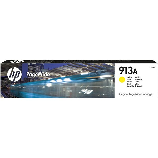 HP 913A F6T79AE Orijinal Sarı Mürekkep Kartuş