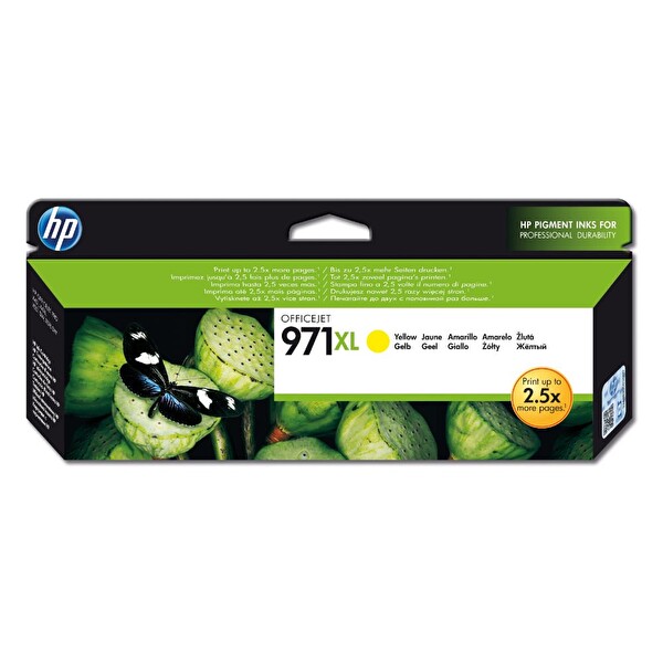 HP 971-CN628AE Orijinal Sarı Mürekkep Kartuş