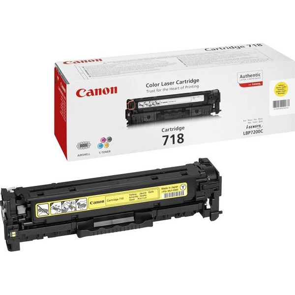 Canon CRG-718Y Sarı Orijinal Toner Kartuşu